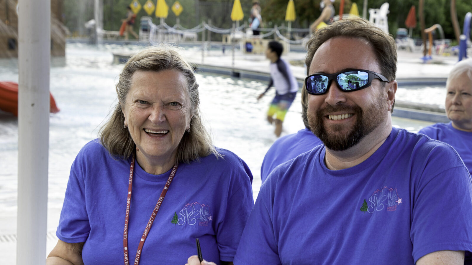 Picture of two adults smiling